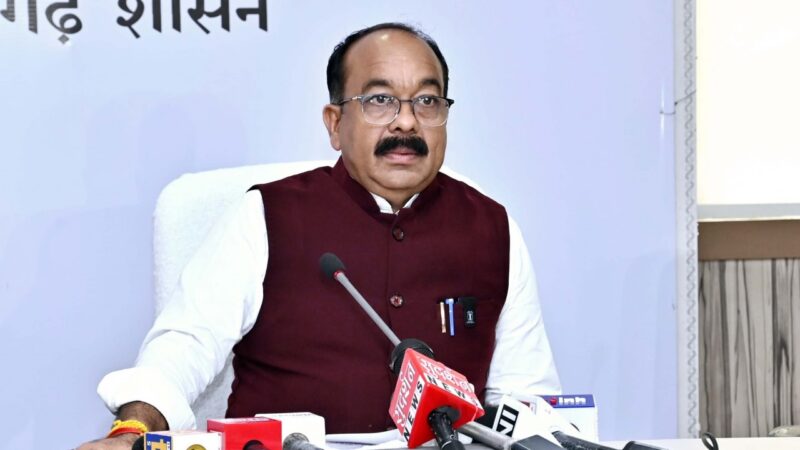 उप मुख्यमंत्री श्री अरुण साव ने कैबिनेट की बैठक में लिए गए निर्णयों की जानकारी दी