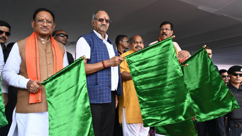 प्रधानमंत्री की विशेष पहल से बस्तर समेत प्रदेश भर में रेल सेवाओं का बढ़ा दायरा : मुख्यमंत्री श्री साय