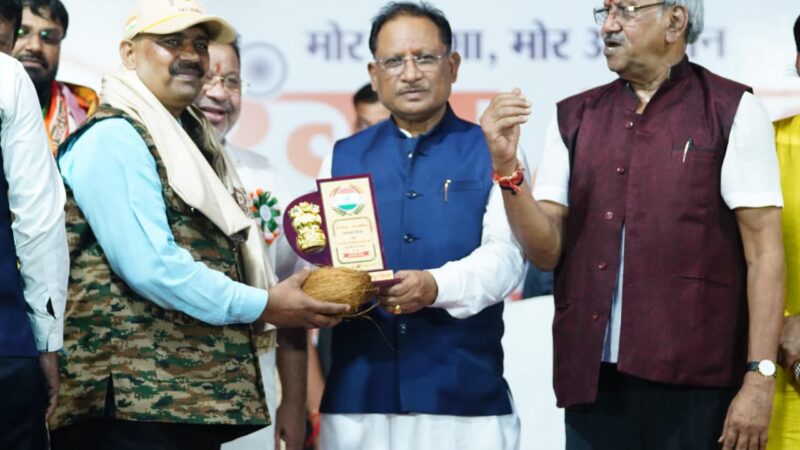 मुख्यमंत्री श्री विष्णु देव साय का आह्वान – हर घर तिरंगा से गूंजे छत्तीसगढ़