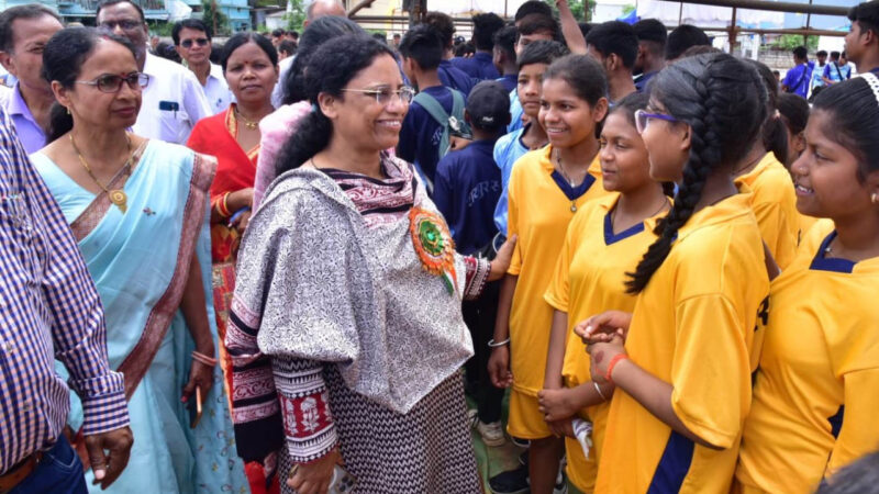 विधायक सुश्री उसेंडी ने 25वीं राज्य स्तरीय शालेय क्रीड़ा प्रतियोगिता का किया शुभारंभ