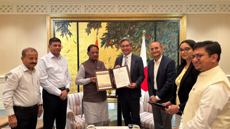 मुख्यमंत्री श्री विष्णुदेव साय ने ओसाका की एसएएस सानवा कंपनी लिमिटेड को छत्तीसगढ़ में निवेश के लिए किया आमंत्रित