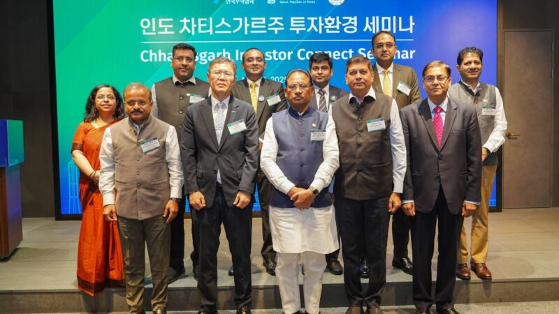 मुख्यमंत्री विष्णुदेव साय ने दक्षिण कोरिया प्रवास के दौरान निवेशकों को छत्तीसगढ़ में निवेश हेतु किया आमंत्रित