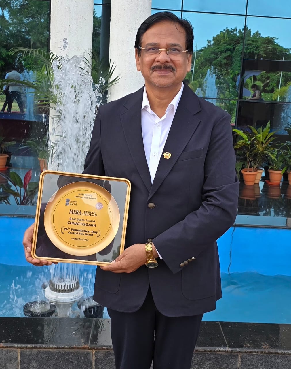 छत्तीसगढ़ को मिला ‘बेस्ट सेरीकल्चर स्टेट‘ का राष्ट्रीय पुरस्कार