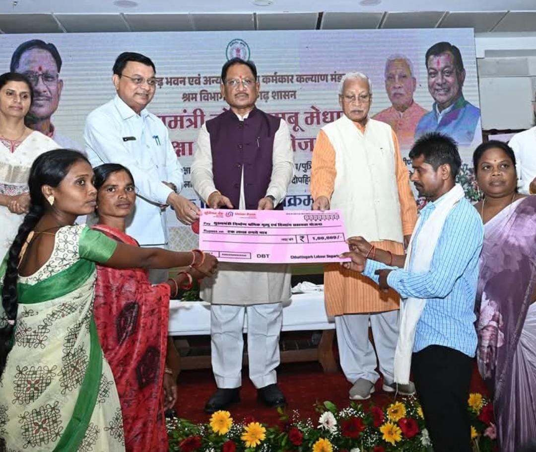 विश्वकर्मा जयंती पर विशेष लेख : छत्तीसगढ़ भवन एवं अन्य सन्निर्माण कर्मकार कल्याण मंडल अंतर्गत अब तक 8.39 लाख निर्माण श्रमिक लाभान्वित