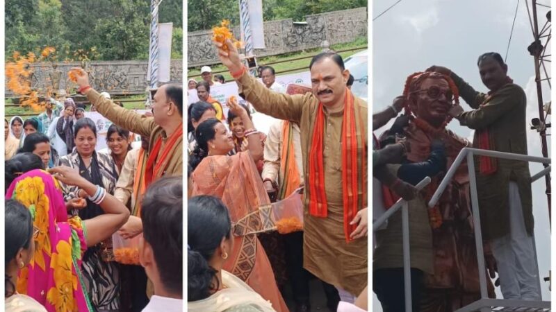 पंडित दीनदयाल उपाध्याय की जयंती पर दिया गया स्वच्छता का संदेश