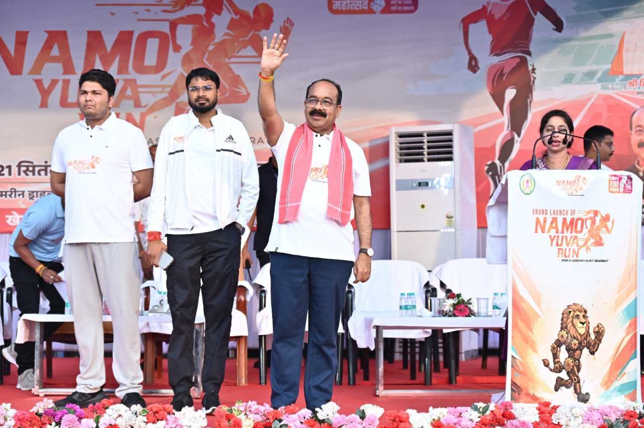  स्वस्थ और नशामुक्त भारत के लिए ‘नमो युवा रन’, युवाओं ने जोश और उत्साह से की भागीदारी