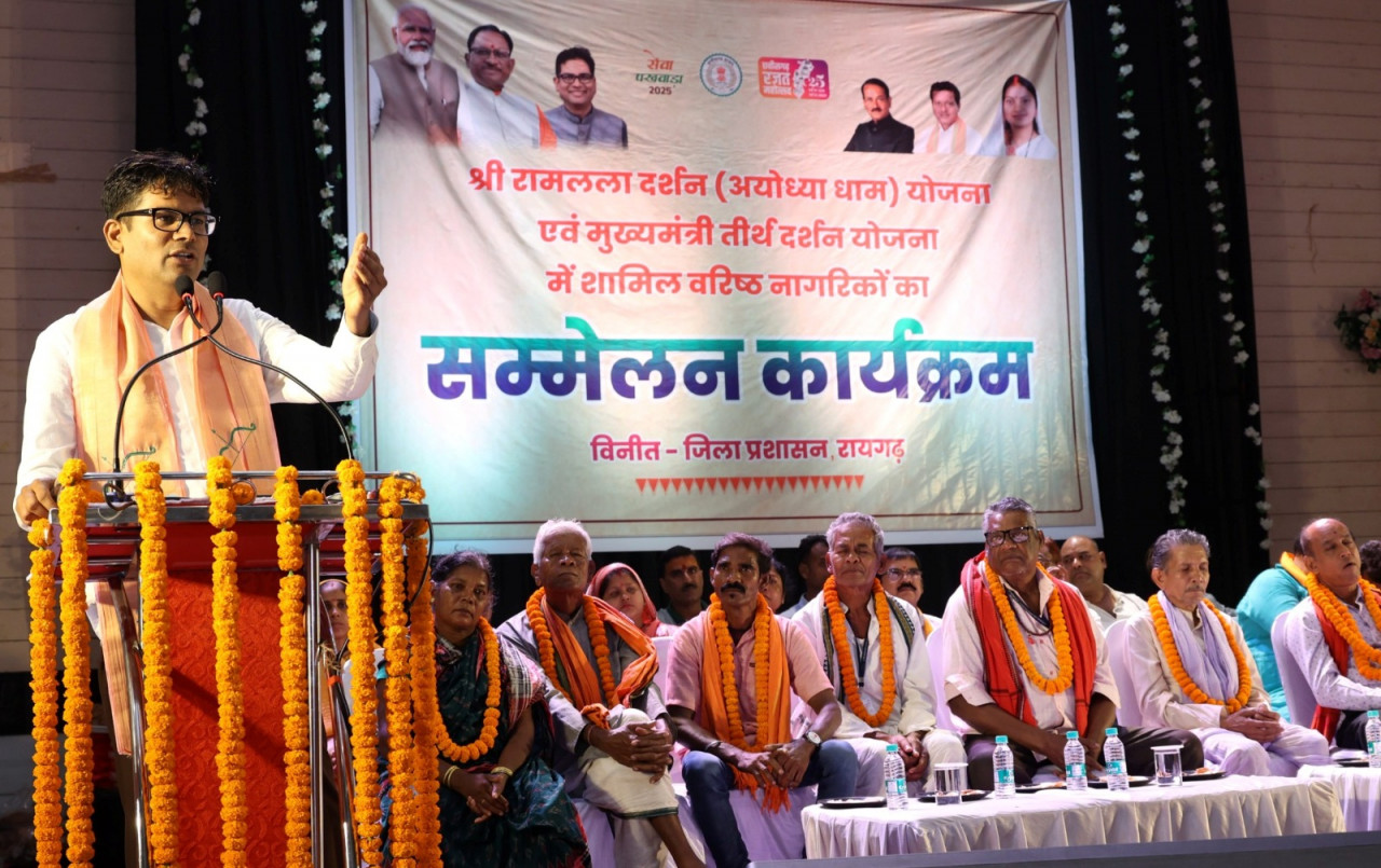 श्रीरामलला दर्शन एवं मुख्यमंत्री तीर्थ दर्शन योजना से पूरे हो रहे श्रद्धालुओं के सपने : वित्त मंत्री श्री ओ.पी. चौधरी