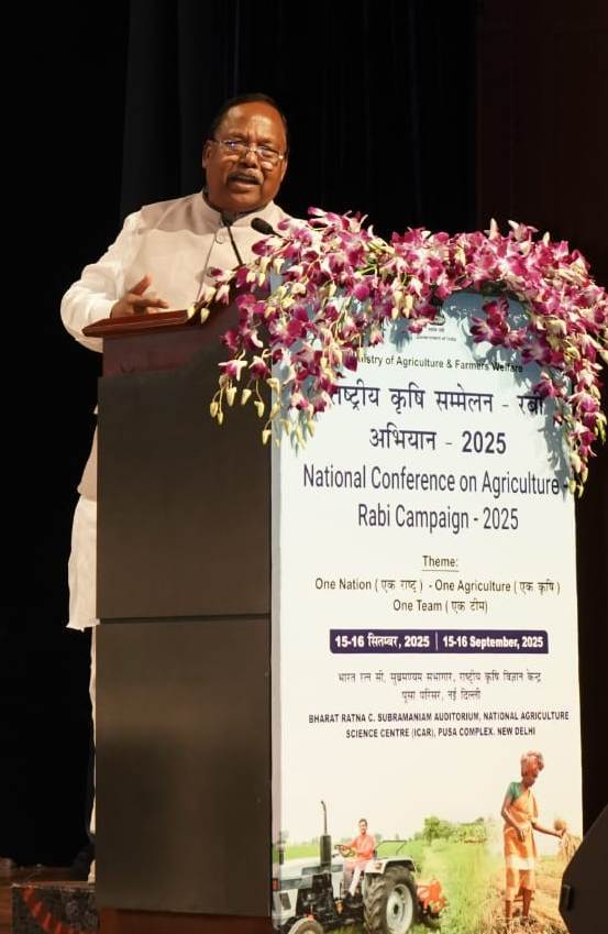 मंत्री श्री रामविचार नेताम नई दिल्ली में आयोजित ’राष्ट्रीय रबी सम्मेलन’ में हुए शामिल