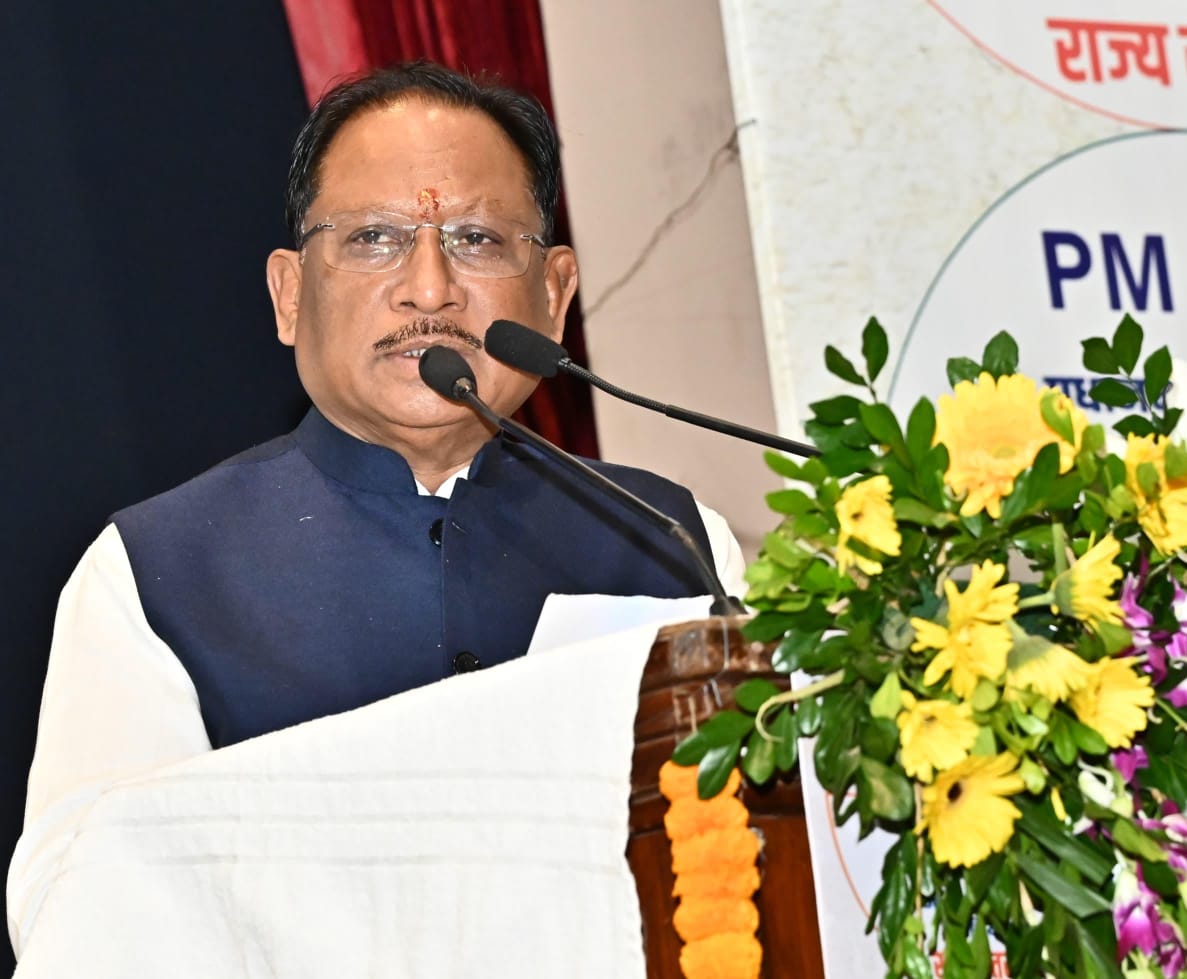 मुख्यमंत्री श्री विष्णु देव साय नगरीय प्रशासन विभाग के स्वच्छता, आवास और लोक कल्याण उत्सव में हुए शामिल