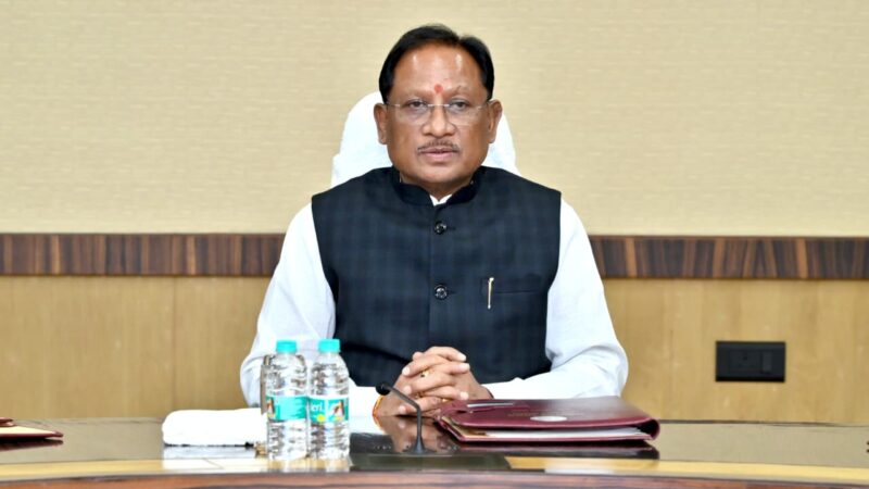 मुख्यमंत्री श्री विष्णु देव साय की अध्यक्षता में मंत्रालय, महानदी भवन में कैबिनेट की बैठक शुरू